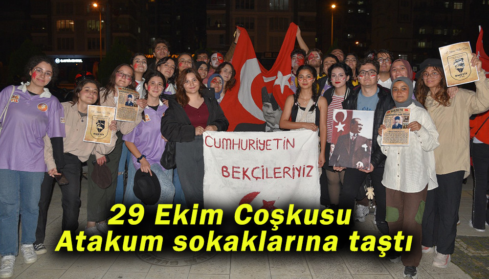 29 Ekim Coşkusu Atakum sokaklarına taştı