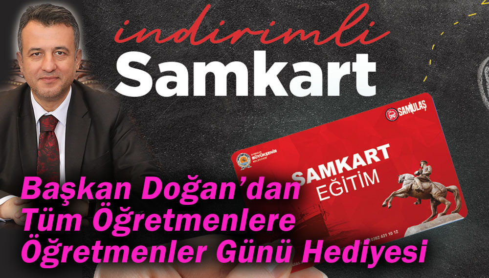 Başkan Doğan'dan Tüm Öğretmenlere  Öğretmenler Günü Hediyesi 