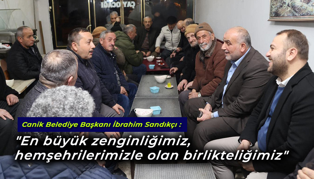 Başkan İbrahim Sandıkçı iftar sofralarına konuk olmaya devam ediyor