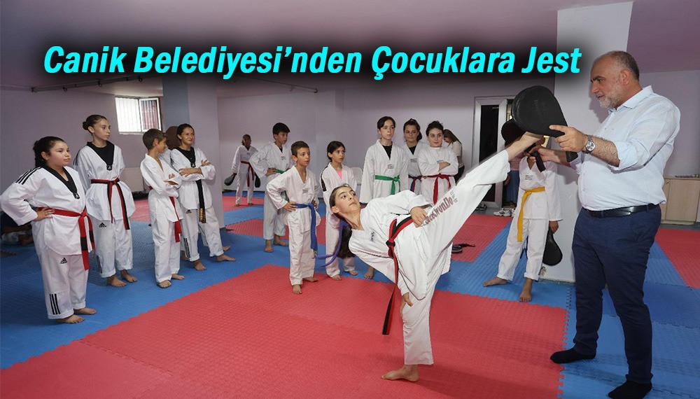 Canik Belediyesi’nden Çocuklara Jest