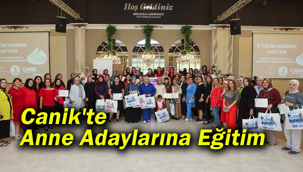 Canik'te Anne Adaylarına Eğitim