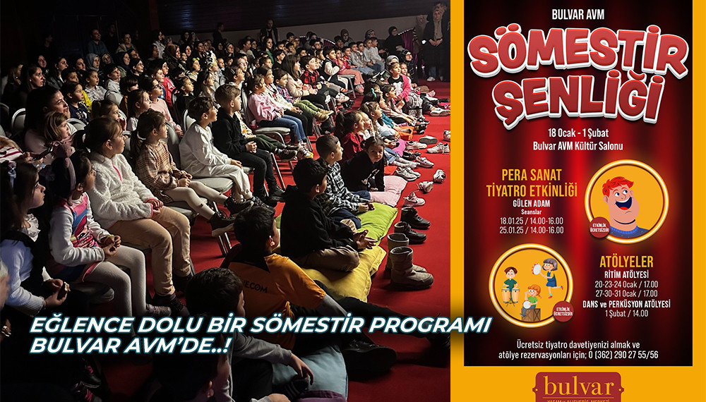 Eğlence Dolu Bir Sömestir Programı BULVAR AVM’de..!