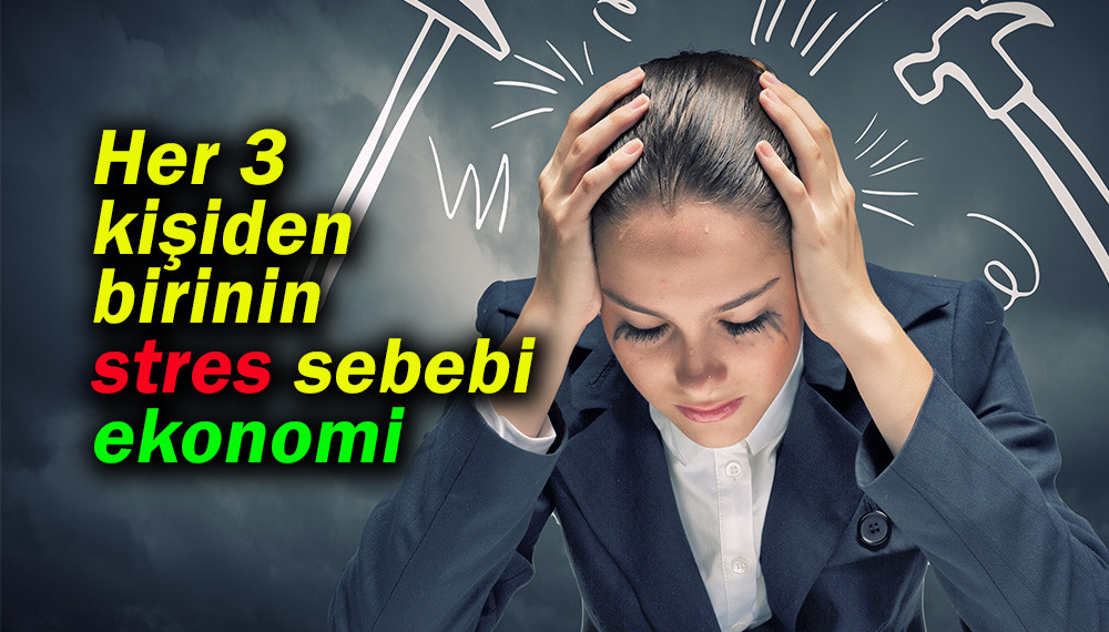 Her 3  kişiden birinin stres sebebi ekonomi