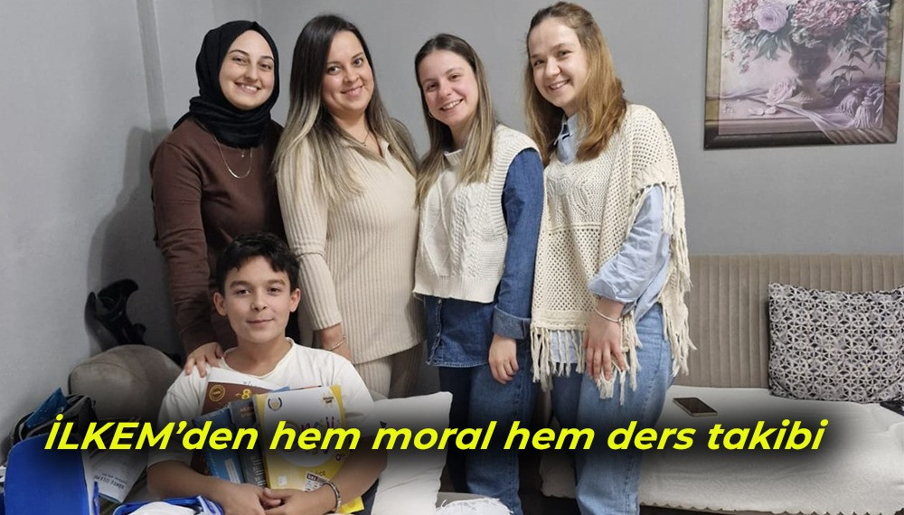 İLKEM’den hem moral hem ders takibi