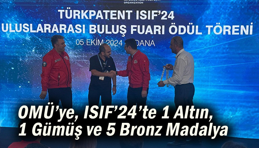 OMÜ’ye, ISIF’24’te 1 Altın, 1 Gümüş ve 5 Bronz Madalya