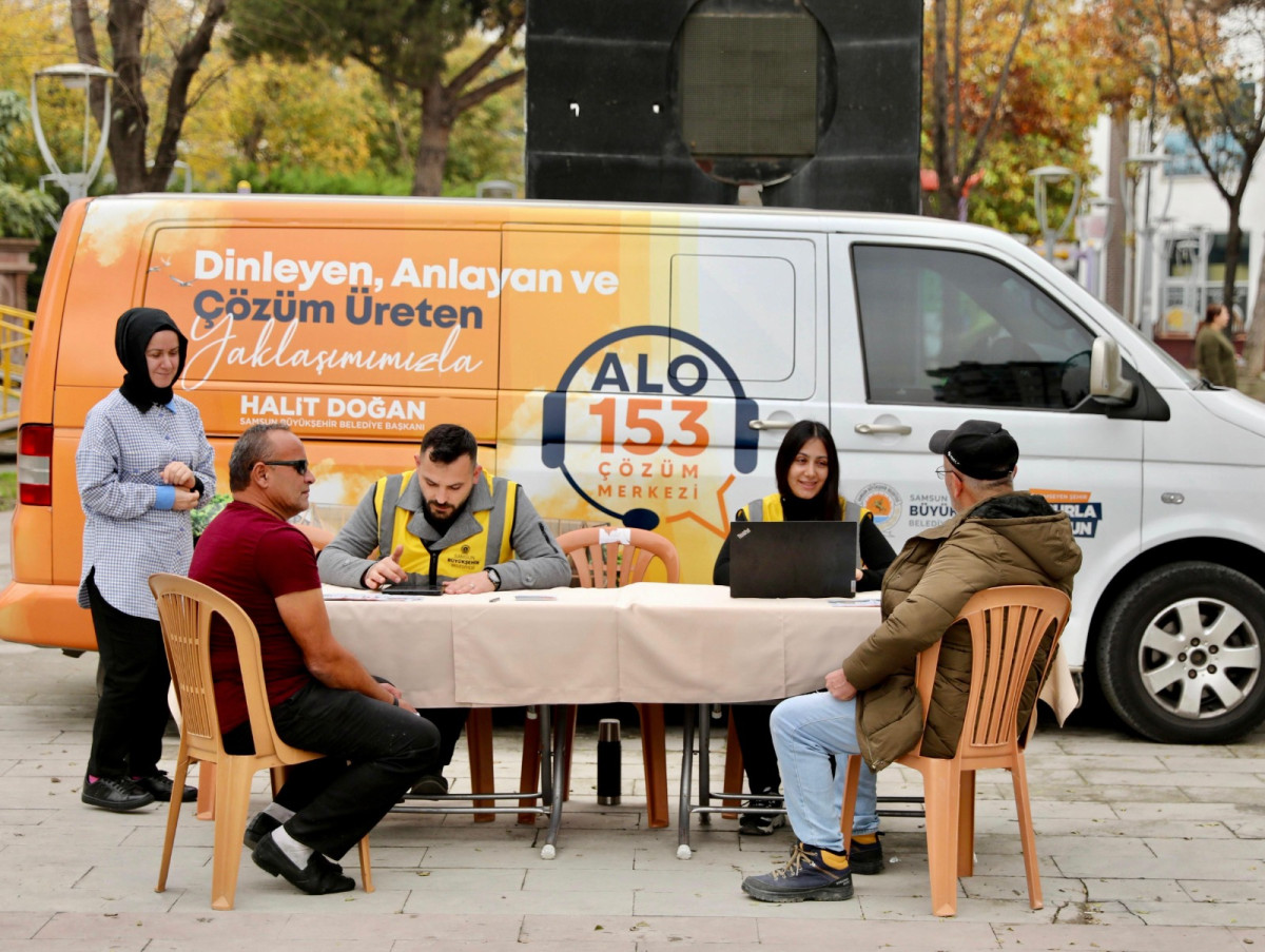 Samsun Büyükşehir Bafra’da Vatandaşı Dinledi