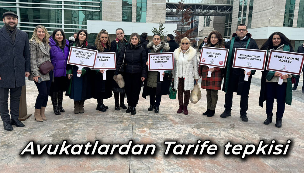 Samsun'da avukatlardan Tarife tepkisi	