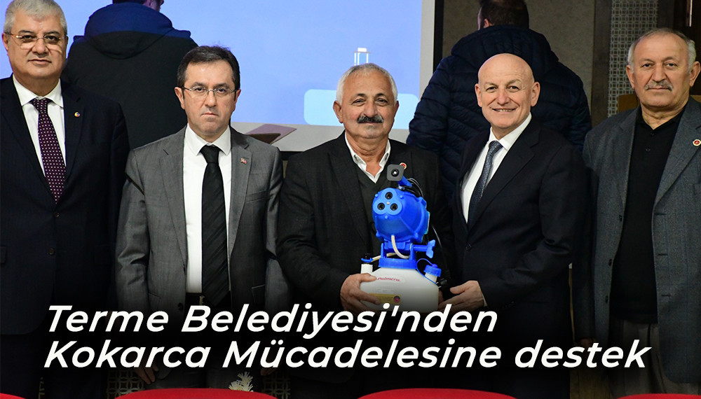 Terme Belediyesi'nden Kokarca Mücadelesine destek